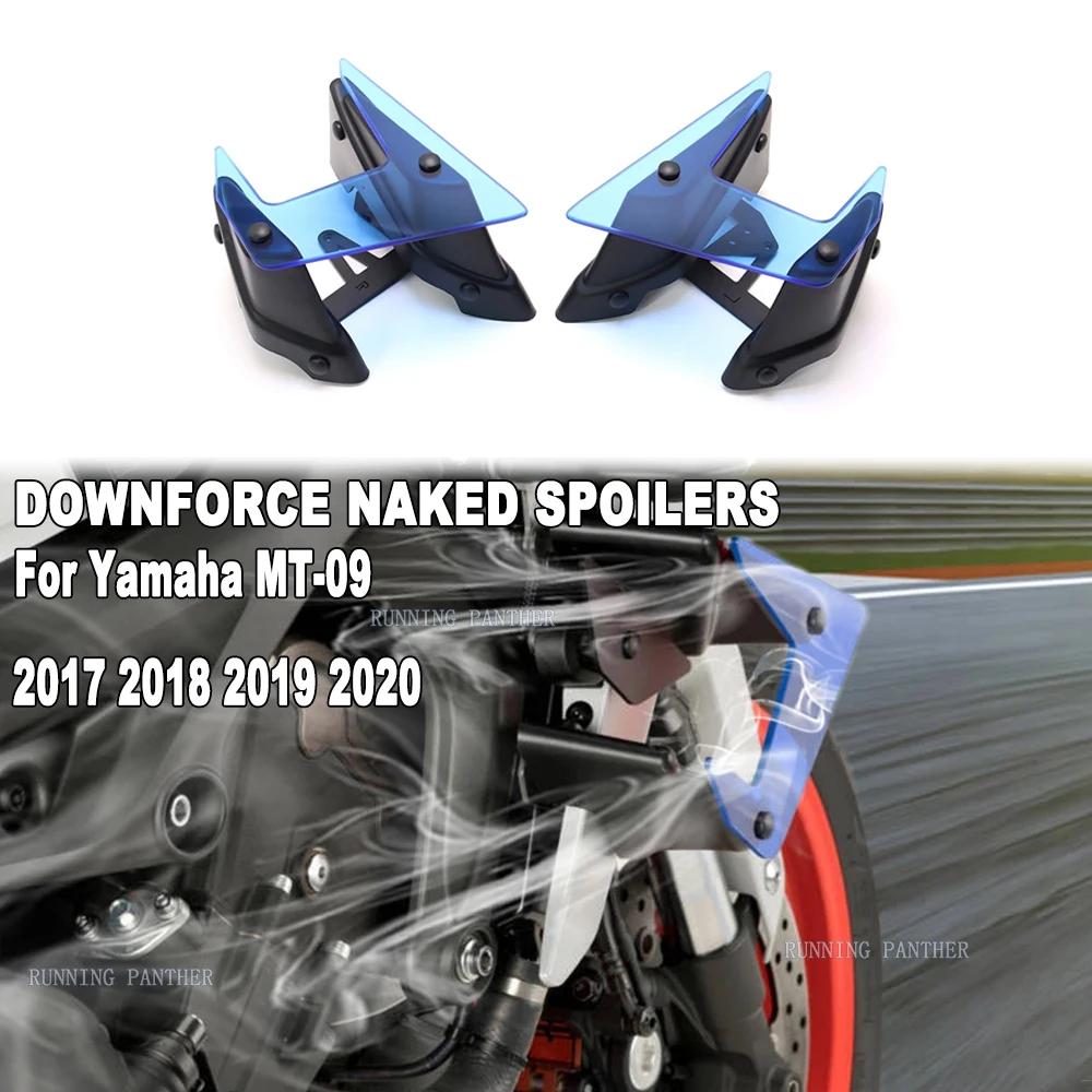 MT-09 2017-2020  ǰ ̵ ٿ  Naked Spoilers  Winglet Fairing Wing For Yamaha MT09 MT 09 2018 2019